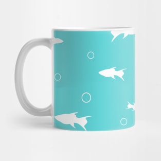 Marine pattern with fish Mug